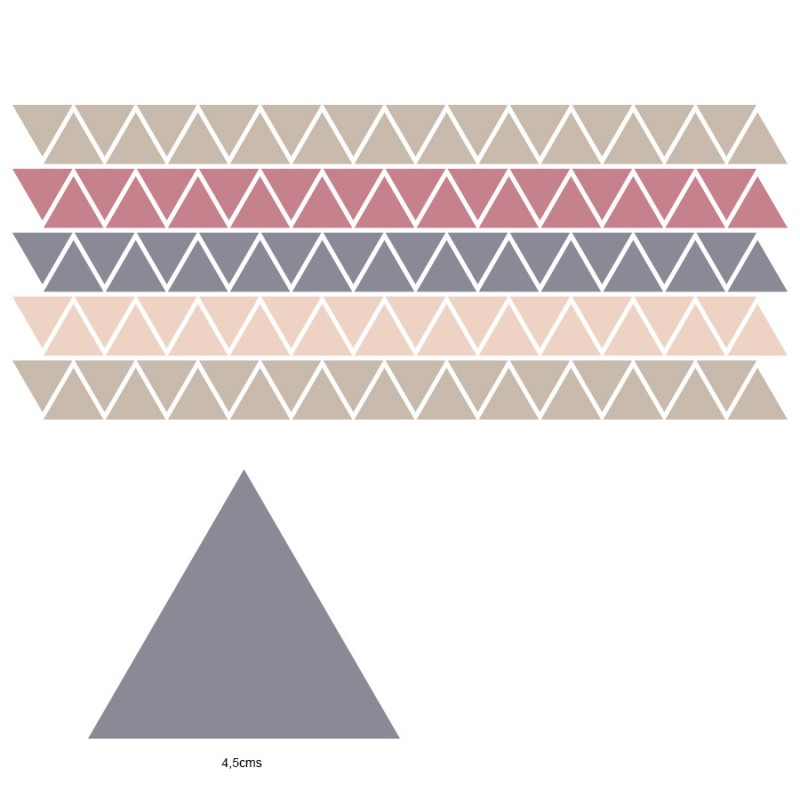 🥇 Vinilos para muebles triángulos decoración nórdica 🥇
