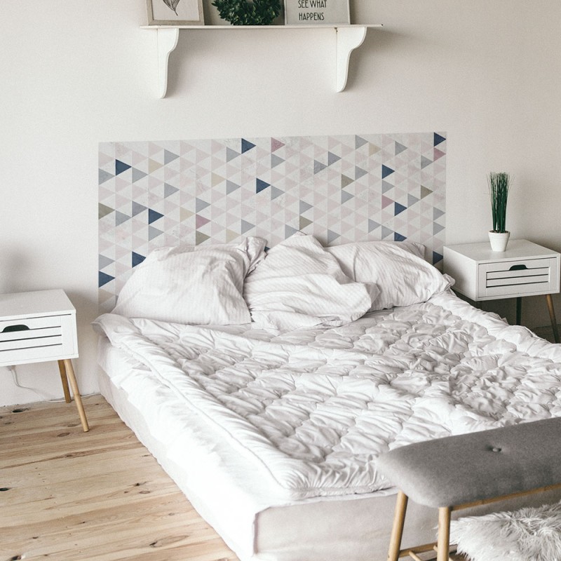 vinilo decorativo moderno de estilo nórdico triángulos para muebles